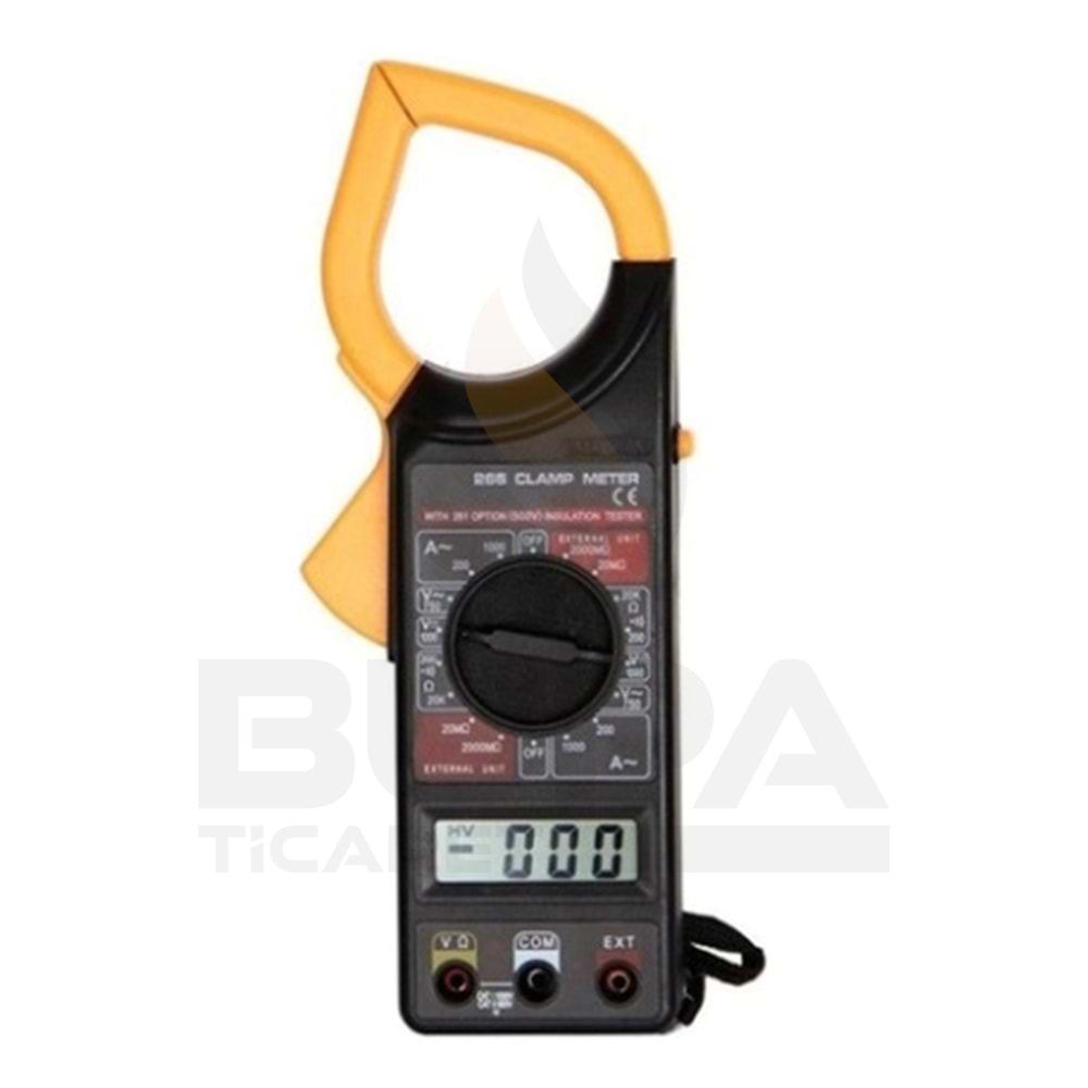DİJİTAL ÖLÇÜ ALETİ BUZZERLİ PENS AMPERMETRE 266
