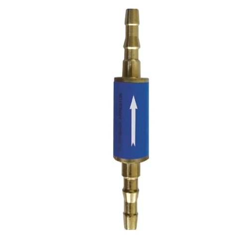 OKSİJEN ALEV GERİ TEPME EMNİYE VALFİ 6-8 MM MAVİ
