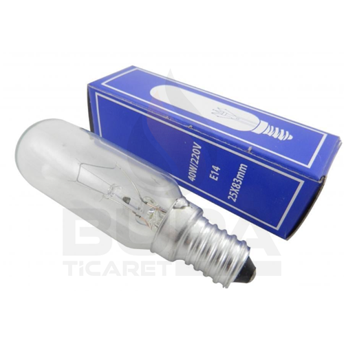 ANPUL ASPİRATOR E14 25X83MM 40W