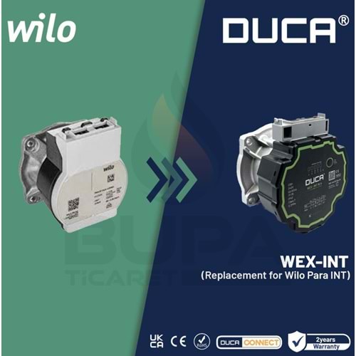 POMPA MOTOR Başlığı wilo DUCA WEX 15-8 INT BAĞLANTI