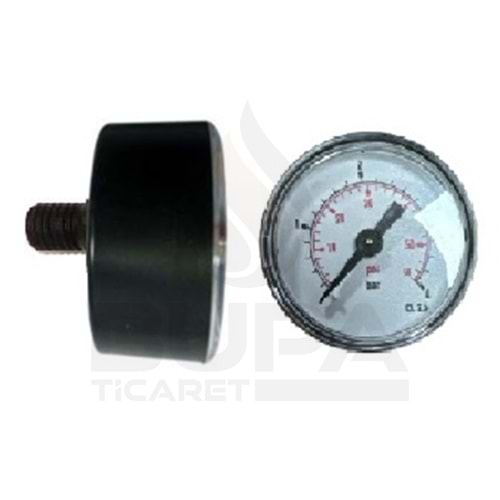 MANOMETRE ÇAP 40 ARKADAN DİŞLİ 1/8 ÇERÇEVESİZ PLASTİK ALARKO BOSCH BUDERUS