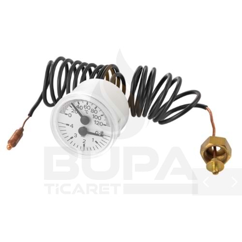 TERMOMETRELİ-MANOMETRE ÇAP 40 BAYMAK ÜNİVERSAL