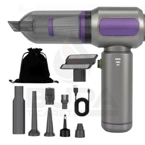 2 KADEMELİ ŞARZLI VAKUM MAKİNASI 17000 PA 110W