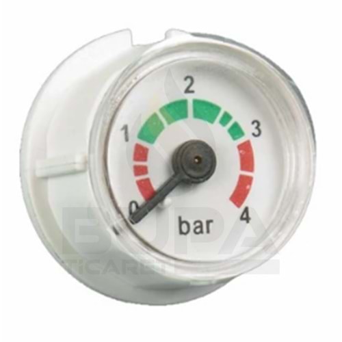 MANOMETRE ÇAP 27 ARKADAN DİŞLİ 1/8 BOSCH BUDERUS BEYAZ